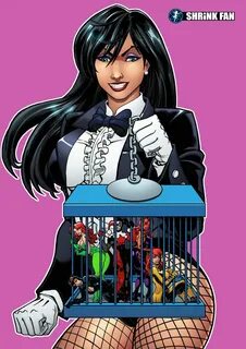 Zatanna Shrinks Super-Villains by shrink-fan-comics Super vi