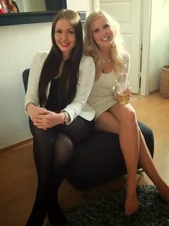 TIP Chris on Twitter: "Two gorgeous gals in pantyhose.