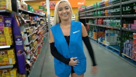 Hot girl hitting on customers at Walmart prank! - YouTube
