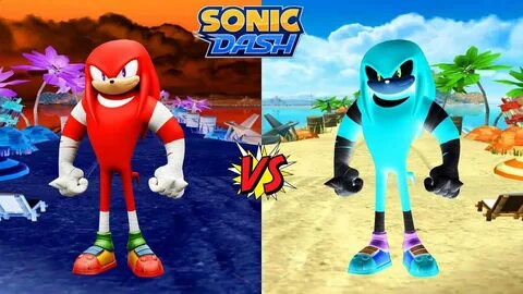 SONIC DASH - GHOST KNUCKLES SCARY GAMEPLAY GHOST MODE - YouT