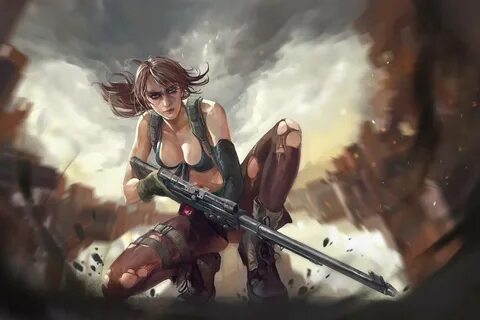 anime, artwork, Metal Gear Solid, mythology, Quiet, Metal Gear Solid V The ...