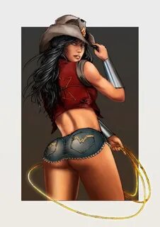 Cowgirl Pinup Wallpaper