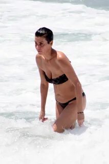 CRISTINA CORDULA in Bikini at Copacabana Beach in Rio de Jan