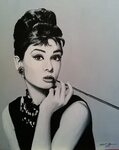 Audrey Hepburn paintings