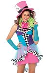 Girls Deluxe Mad Hatter-ess Halloween Costume Fashion Clothi