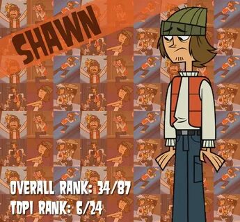 Total Drama Ranking #34: Shawn:: by QuickDrawDynoPhooey Tota