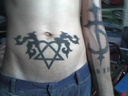 my devildriver and heartagram tattoo