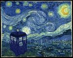 Free download Tardis Starry Night Wallpaper 1500x1197 for yo