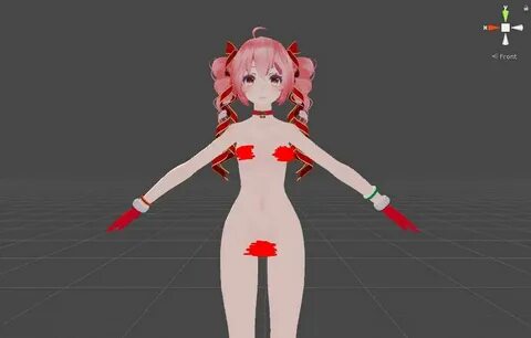 Christmas/Nude Teto (dynamics, visemes, gestures... VRCMods