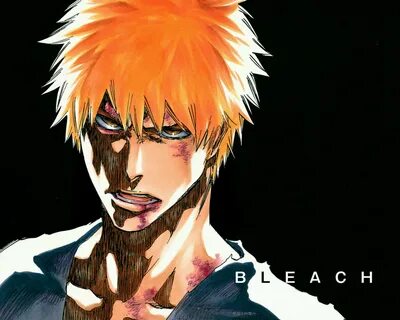 Скачать обои Anime, bleach, kurosaki ichigo, art, раздел ани