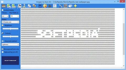 Download Images to Ascii Art 1.0 / 1.2 RC 1