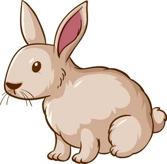 dibujos animados de conejo blanco sobre fondo blanco 3252982