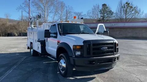 2008 FORD F550 4x4 MECHANICS CRANE TRUCK SERVICE UTILITY TRU