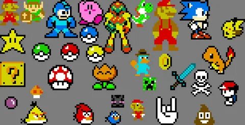 8 bit sprite marathon! Pixel Art Maker