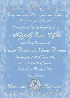 Cinderella Wedding Invitation Kit cinderella wedding Etsy Ci