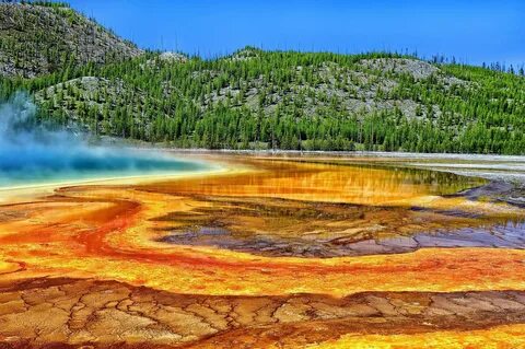 Yellowstone Wyoming Hot Spring 2048 × 1360 - High Definition