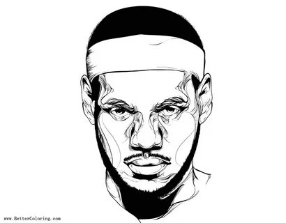 Coloring Pages Of Lebron James Mclarenweightliftingenquiry