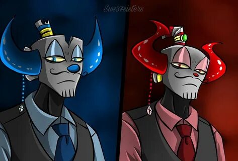 Don’t mess with evil twin 😈 👿 Mugman and cuphead Character a