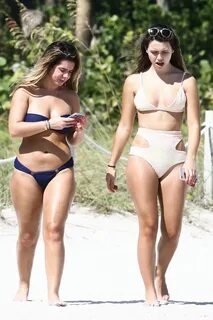 BRIELLE BIERMANN in Bikini at a Beach in Miami 02/24/2018 - 
