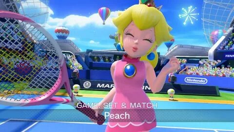 When Rosalina met Toad in Mario Tennis: Ultra Smash Michibik