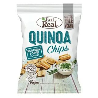 Eat Real Sour Cream & Chives Quinoa Chips Holland & Barrett