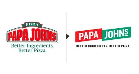 Pizza Papa Jhon's rediseña drásticamente su logo y será pres