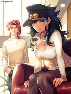 kujo jotaro and kakyoin noriaki (jojo no kimyou na bouken an