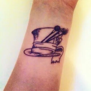 Mad Hatter Hat Tattoo - Tattoo Designs