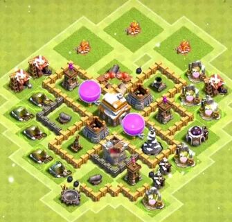 Clash Of Clan Map Town Hall 5