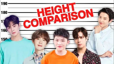 Kpop Height Comparison Shortest Vs Tallest Idols 3rd 4th - M