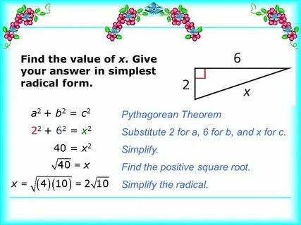 Pythagorean Theorem 5.4. Learn the Pythagorean Theorem. Defi