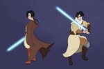 Star Wars Jedi Padawan Dibandingkan