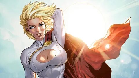 Phone wallpaper: Smile, Blonde, Cape, Comics, Short Hair, Power Girl free d...