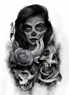 280+ Best Sugar Skull Tattoo Designs With Meanings (2020) Dí