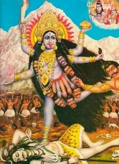 Pin by atrouskies on mythology art Kali goddess, Hindu art, 