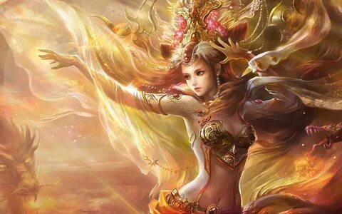 Unknown title by Rongrong Wang. Female art, Fantasy art wome