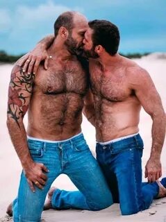 Hairy men together