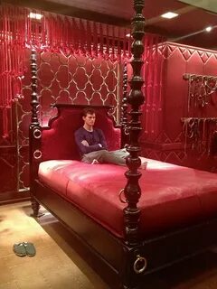 bed from 50 shades of grey - Google Search Red rooms, Red ro