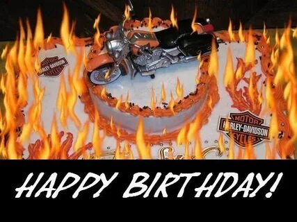 Harley-Davidson Birthday Cards Motorrad : FXSTC. Alles gute 