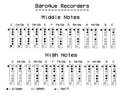 How to read the notes - Notes4Recorder