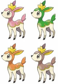 Deerling - Characters & Art - Pokémon Black and White Pokémo