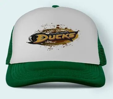 Анахайм Дакс (Anaheim Ducks) бейсболка (цвет: зеленый) Все ф