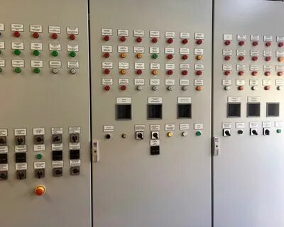 Switch Panel: A Large Switch Box for a Thermal Oil Plant On 