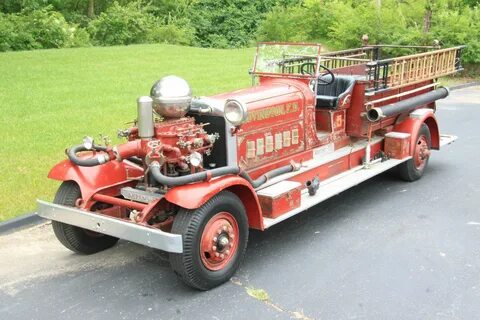 For sale: 1933 Ahrens Fox CT4 Triple Pumper Firetruck