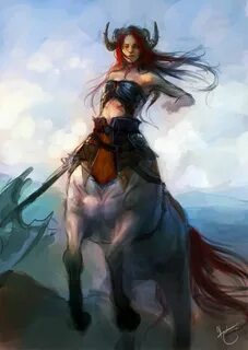 Centaur Female centaur, Centaur, Warrior woman