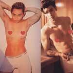 Miley Cyrus shares her semi nude version of Shawn Mendes' Ca
