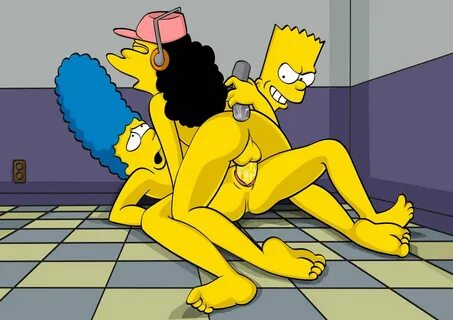 Otto Mann se folla a la madre de Bart en los simpson XXX - L