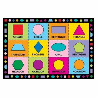 Fun Time Shapes Rug Cool rugs, Kids rugs, Childrens rugs