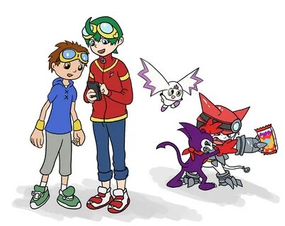 Tamers + Appmon 01 by SpaceRobt -- Fur Affinity dot net