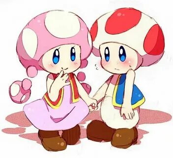 Toad and Toadette Super mario art, Super mario bros, Super m